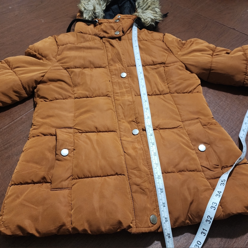Papaya Puffer Jacket - Picture 3 of 9